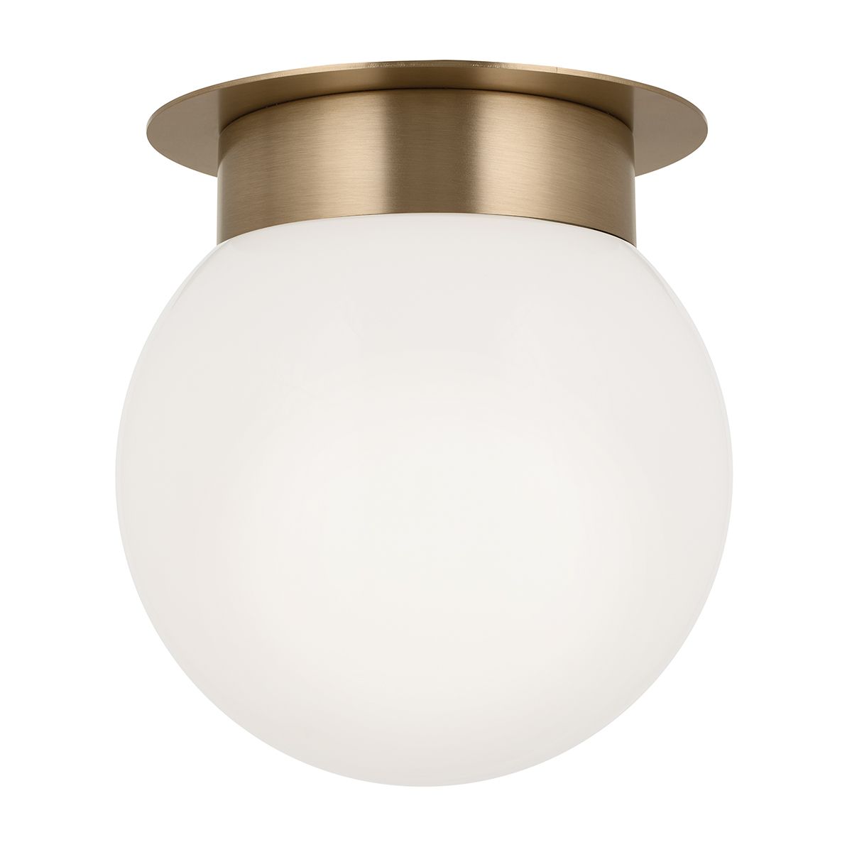 Albers Bronze Globe Flush Ceiling Light