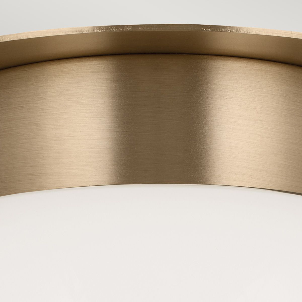 Albers Bronze Globe Flush Ceiling Light