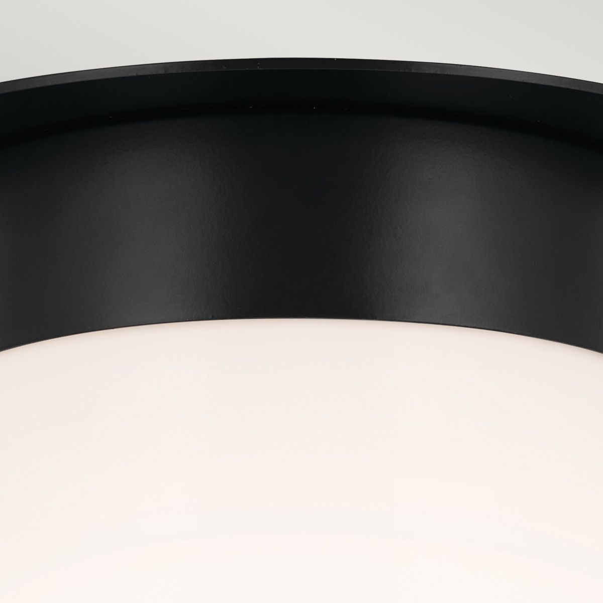 Albers Black Flush Ceiling Light