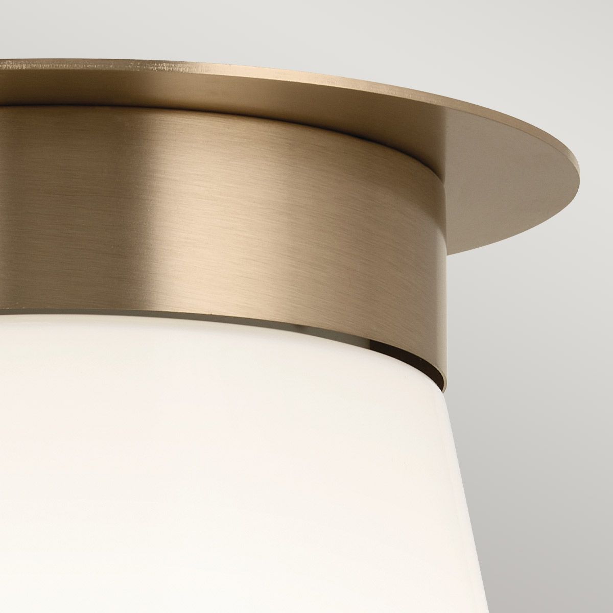 Albers Bronze Flush Ceiling Light