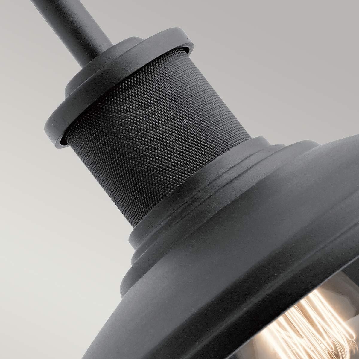 Kichler Allenbury 1 Light Black Outdoor Pendant