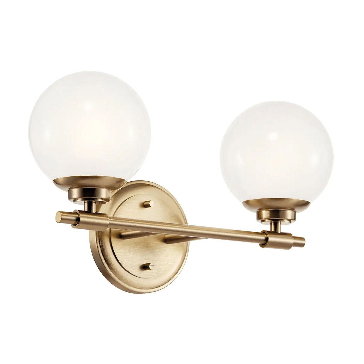 Benno Bronze Double Bathroom Wall Light KL-BENNO2-CPZ by Kichler