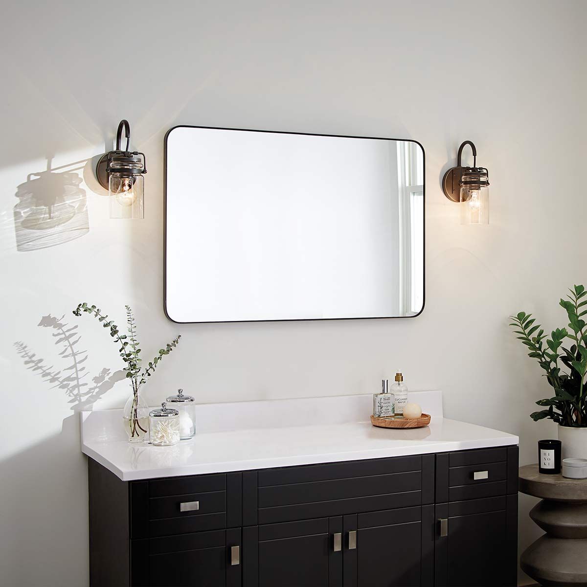Kichler Brinley 1 Light Nickel Wall Light