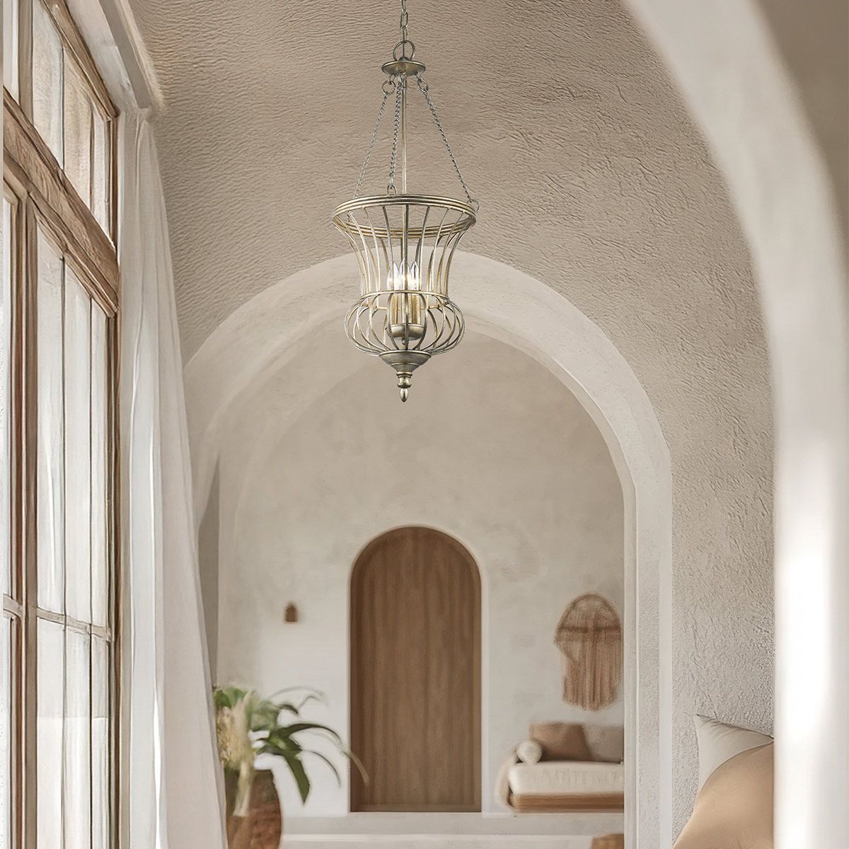 Kichler Calla Gold 3 Light Pendant Ceiling Light