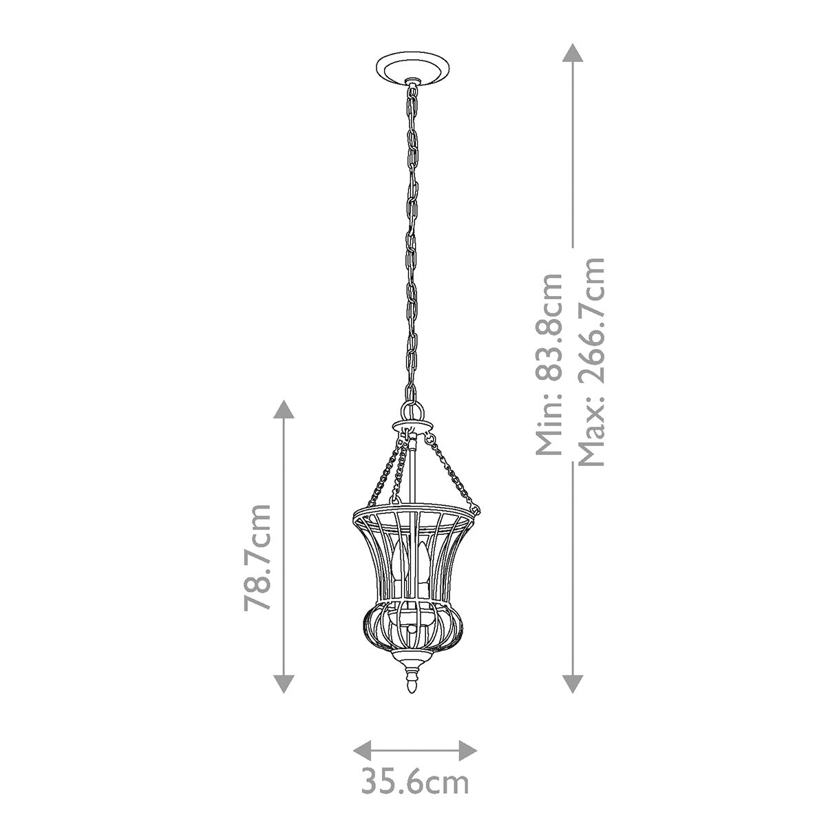 Kichler Calla 2 light Small Gold Pendant Ceiling Light