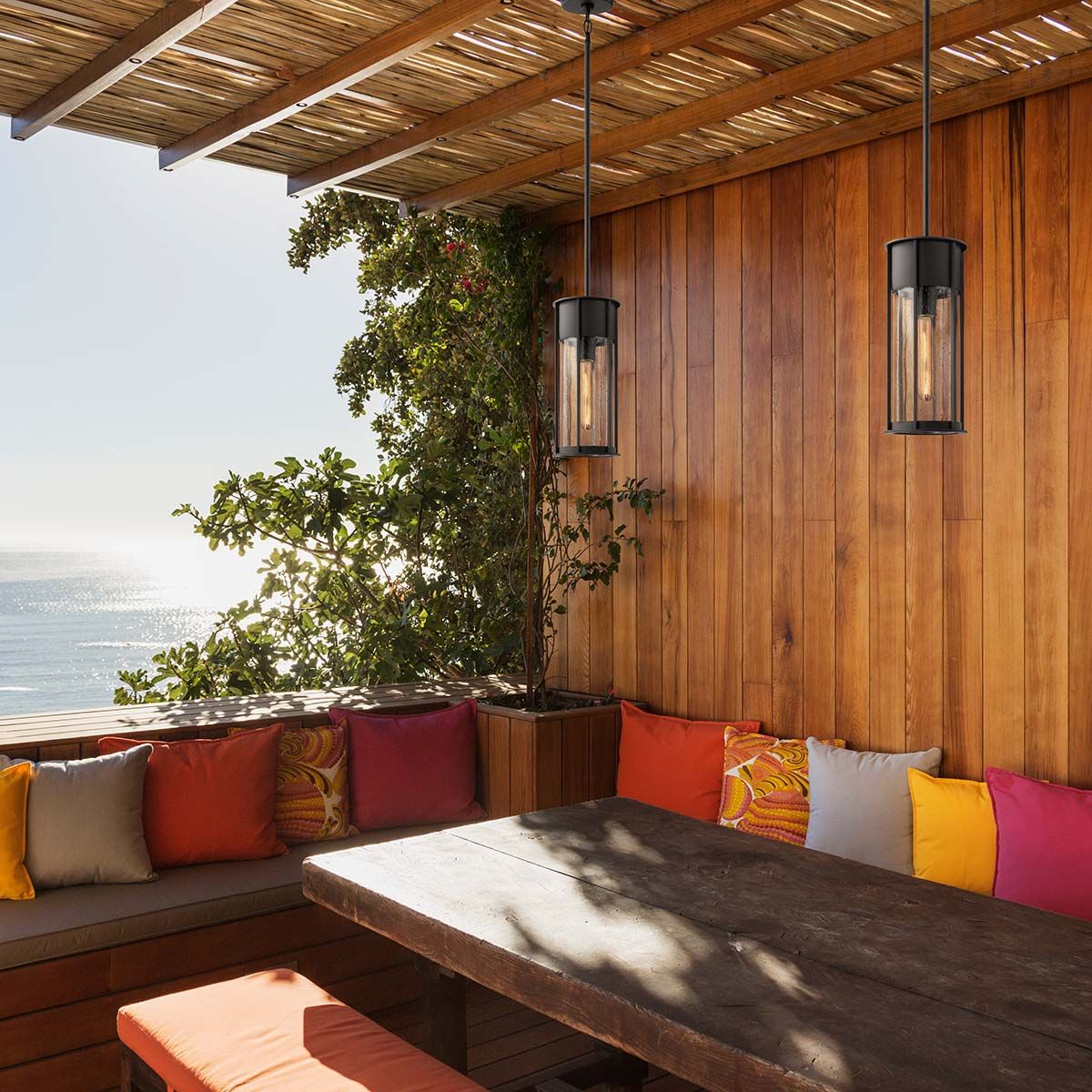 Camillo Black Outdoor Pendant Light-OPEN-BOX-50-040626
