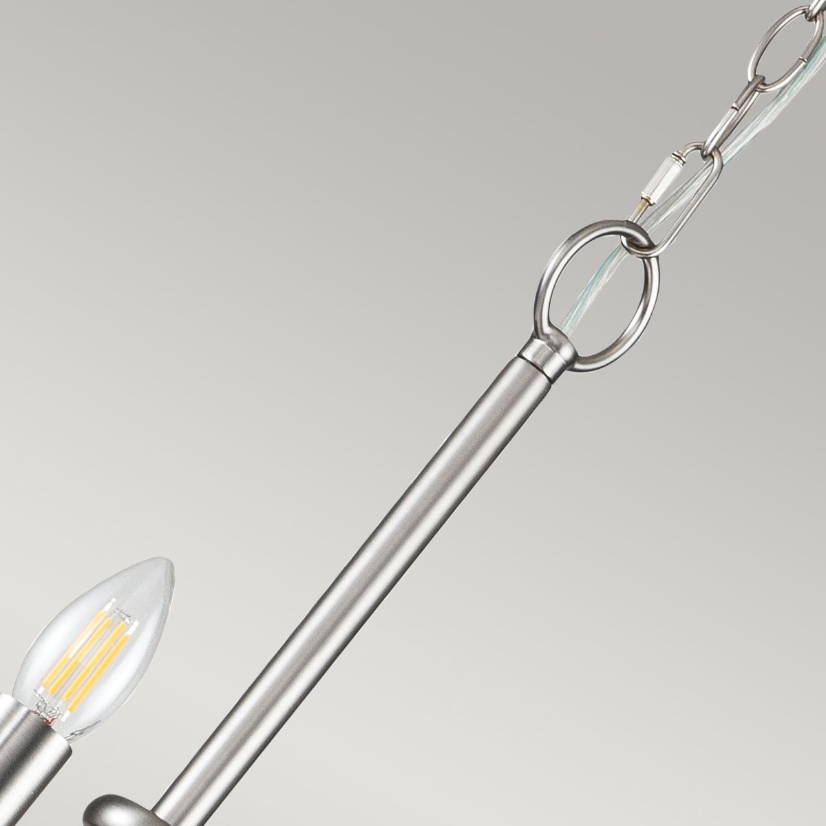 Capitol Hill 12 Light Brushed Nickel Chandelier