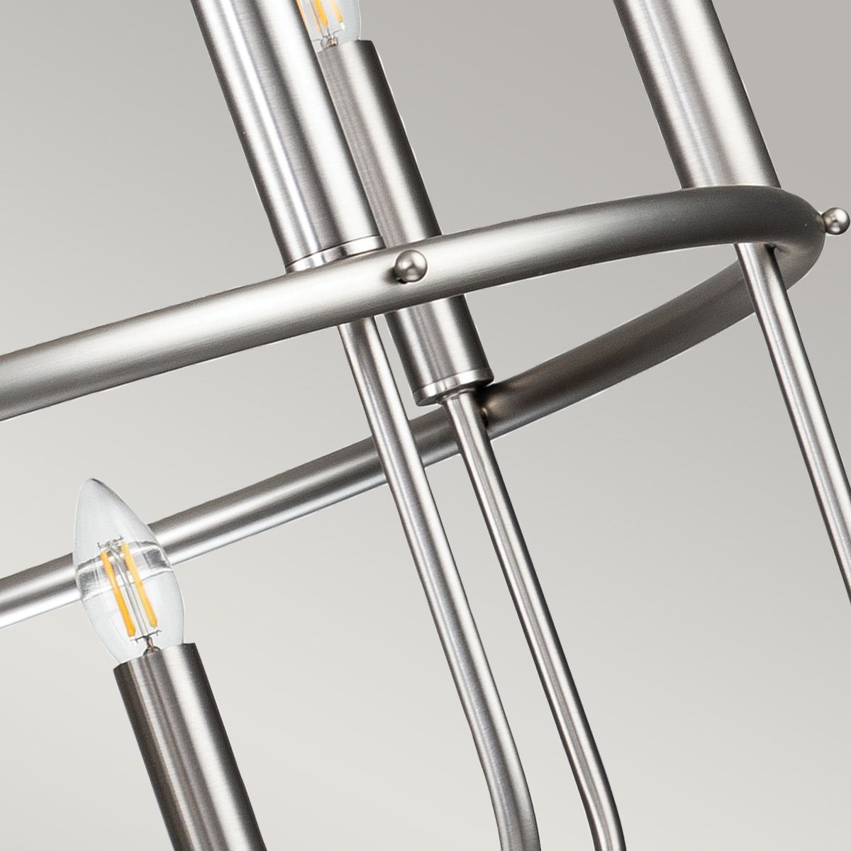 Capitol Hill 12 Light Brushed Nickel Chandelier