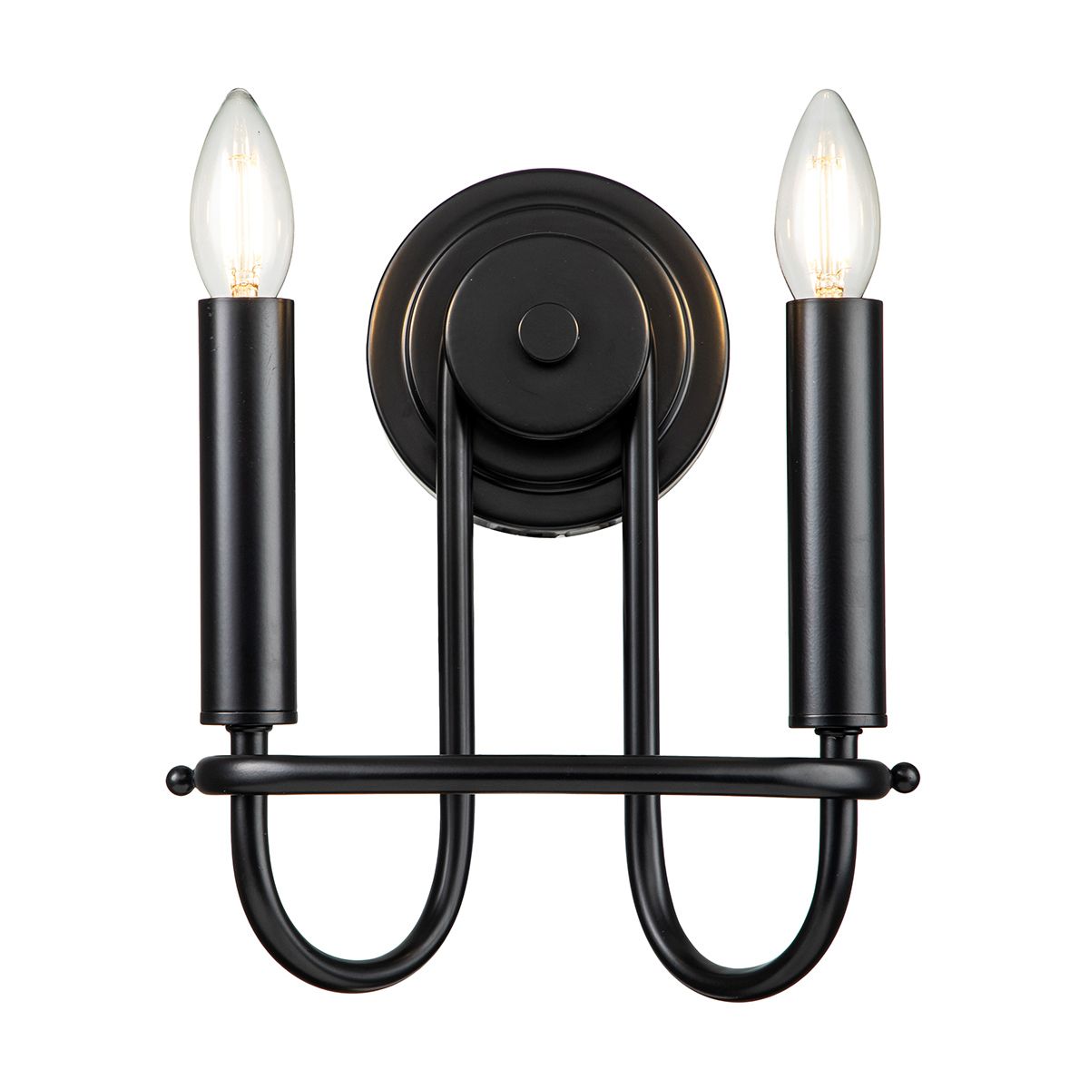 Capitol Hill Black Double Wall light KL-CAPITOL-HILL2-BLK by Kichler