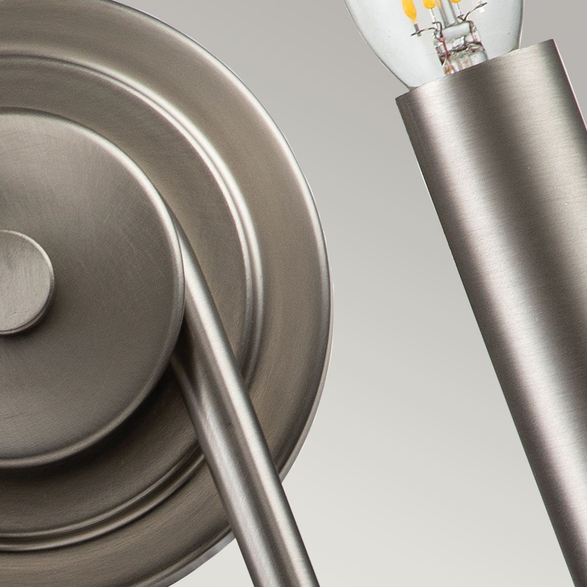 Capitol Hill Brushed NIckel Double Wall light