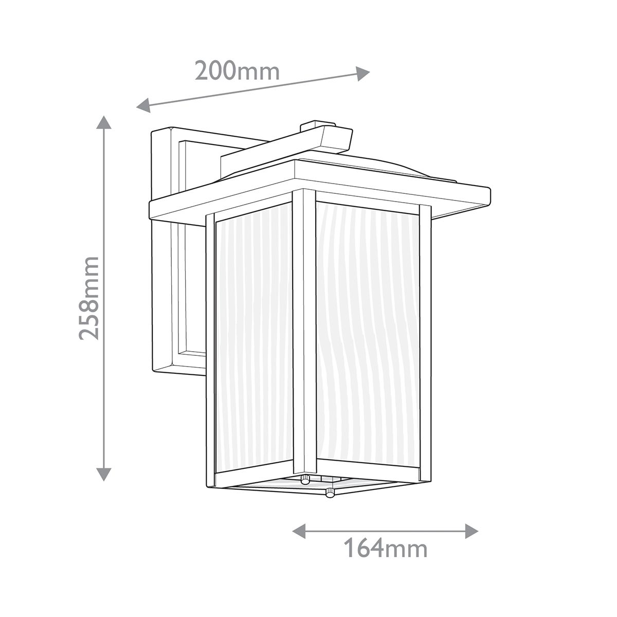 Cappanna 1 Light Small Outdoor Wall Lantern