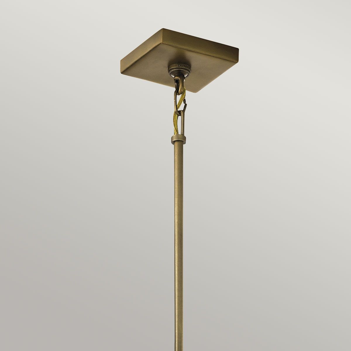 Kichler Cayden 4 Light Large Brass Pendant Ceiling Light