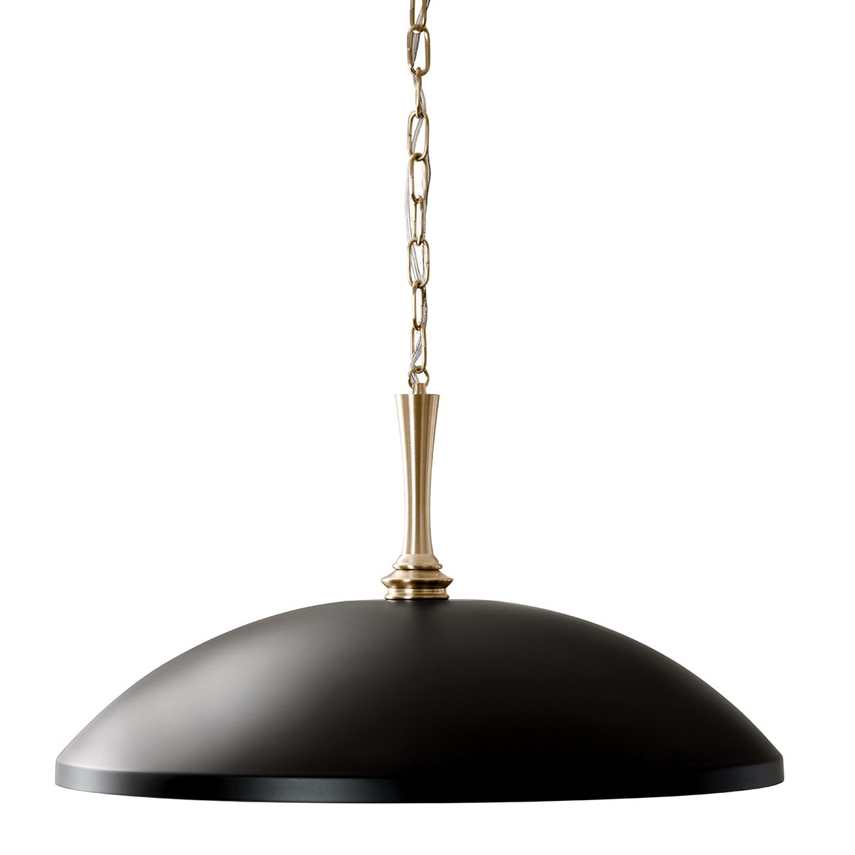 Kichler Delarosa Black and Champagne Bronze Ceiling Pendant Light