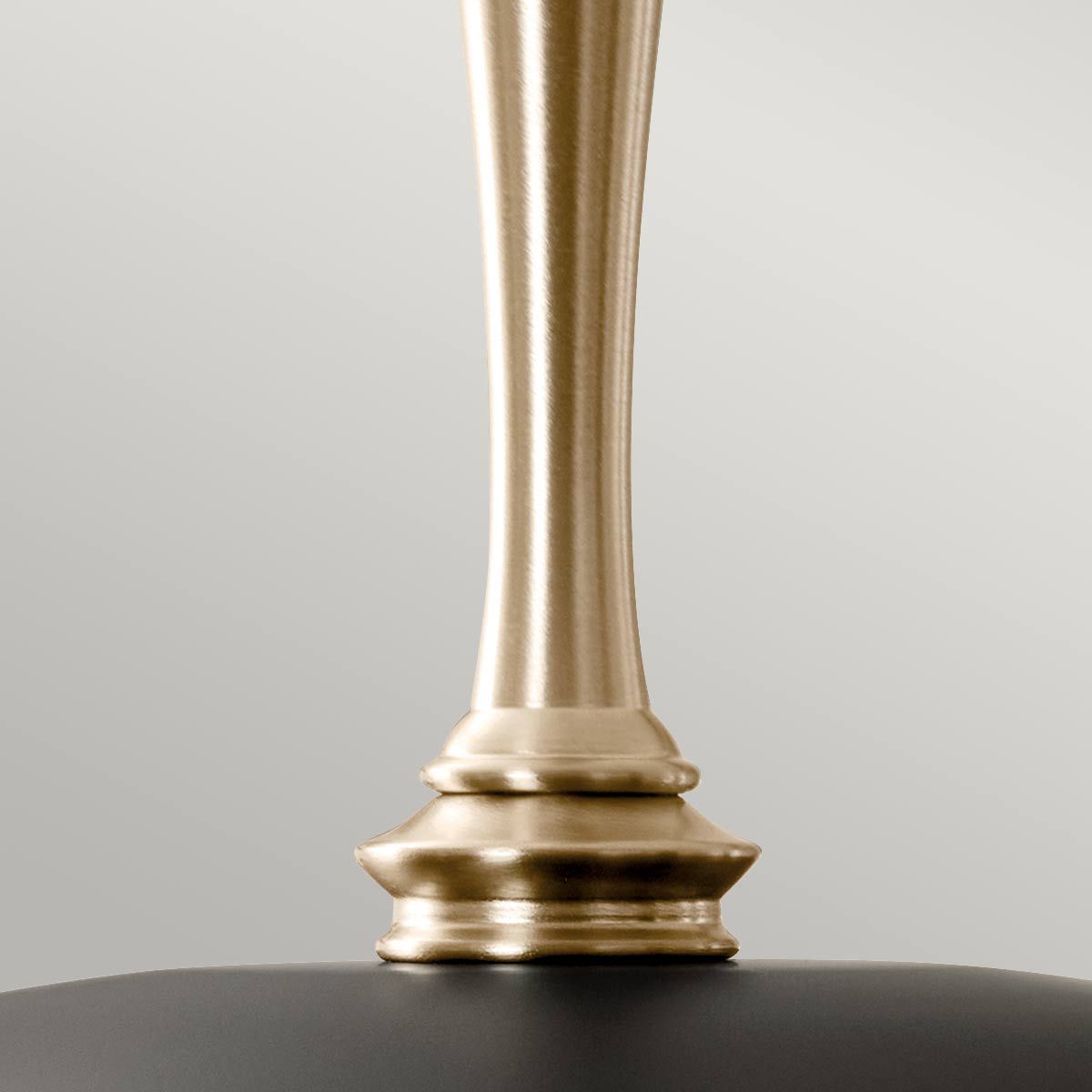 Kichler Delarosa Black and Champagne Bronze Ceiling Pendant Light