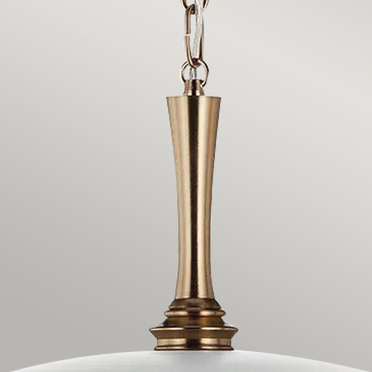 Kichler Delarosa White and Champagne Bronze Ceiling Pendant Light-warehouse-clearance-140826