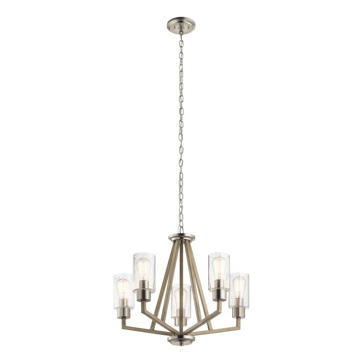 Deryn 5 Light Grey Chandelier by Kichler Lighting KL-DERYN5-DAG
