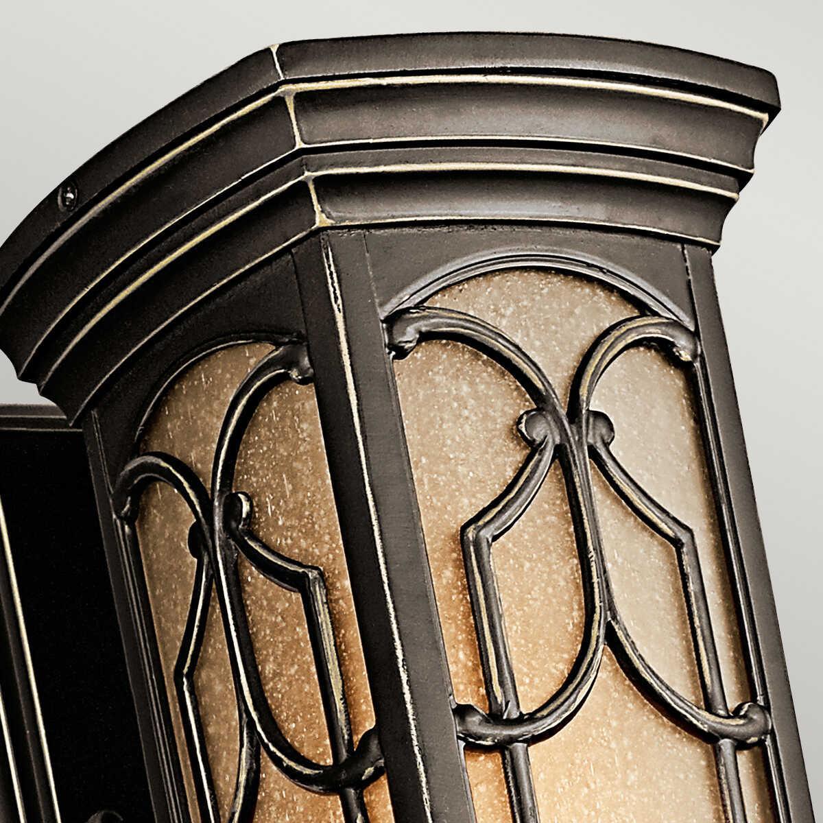 Kichler Franceasi Olde Bronze Small Outdoor Wall Light-warehouse-clearance-140826