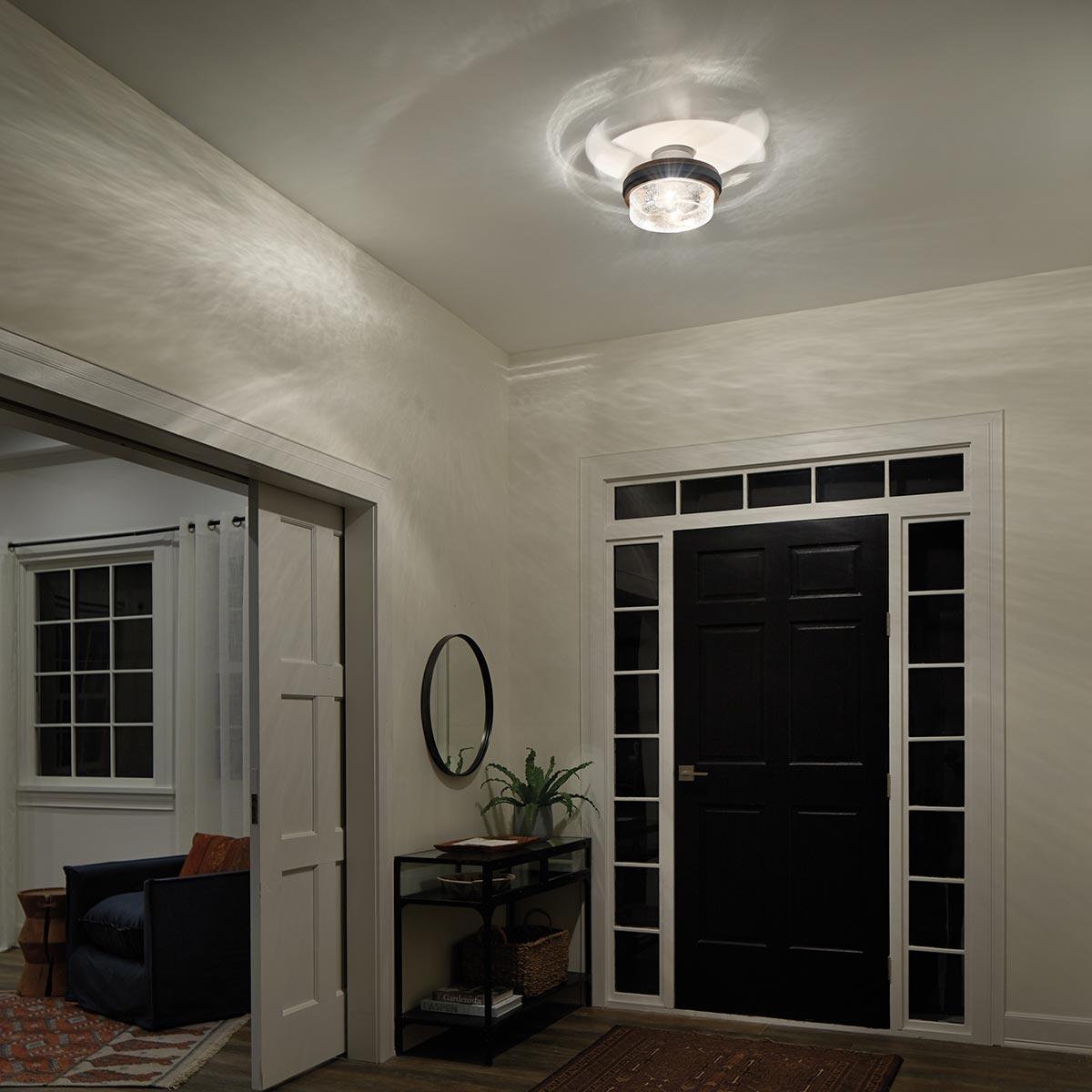 Kichler Grand Bank 2 Light Grey Ceiling Semi-Flush