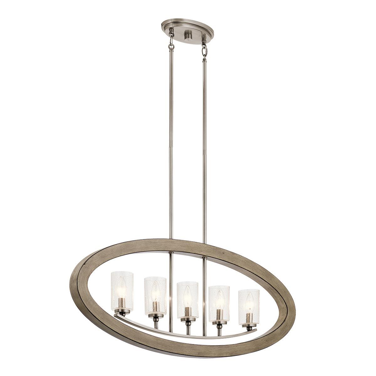 Grand Bank 5 Light Grey Chandelier KL-GRAND-BANK5 by Kichler