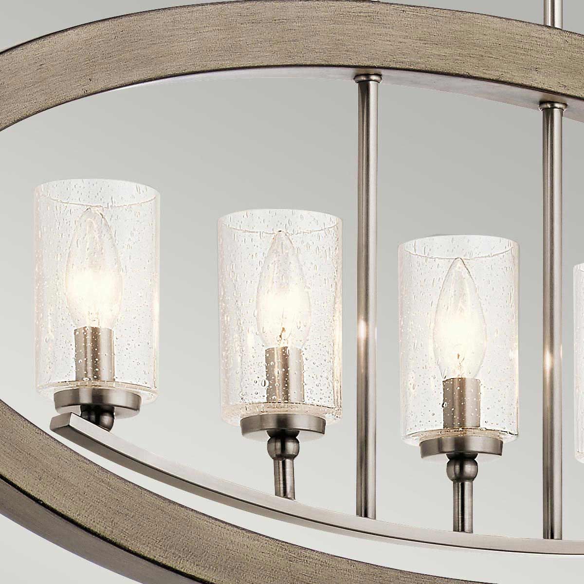 Grand Bank 5 Light Grey Chandelier