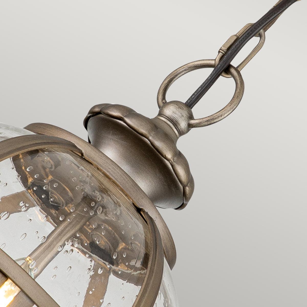 Kichler Halleron 3 Light Bronze Outdoor Chain Lantern