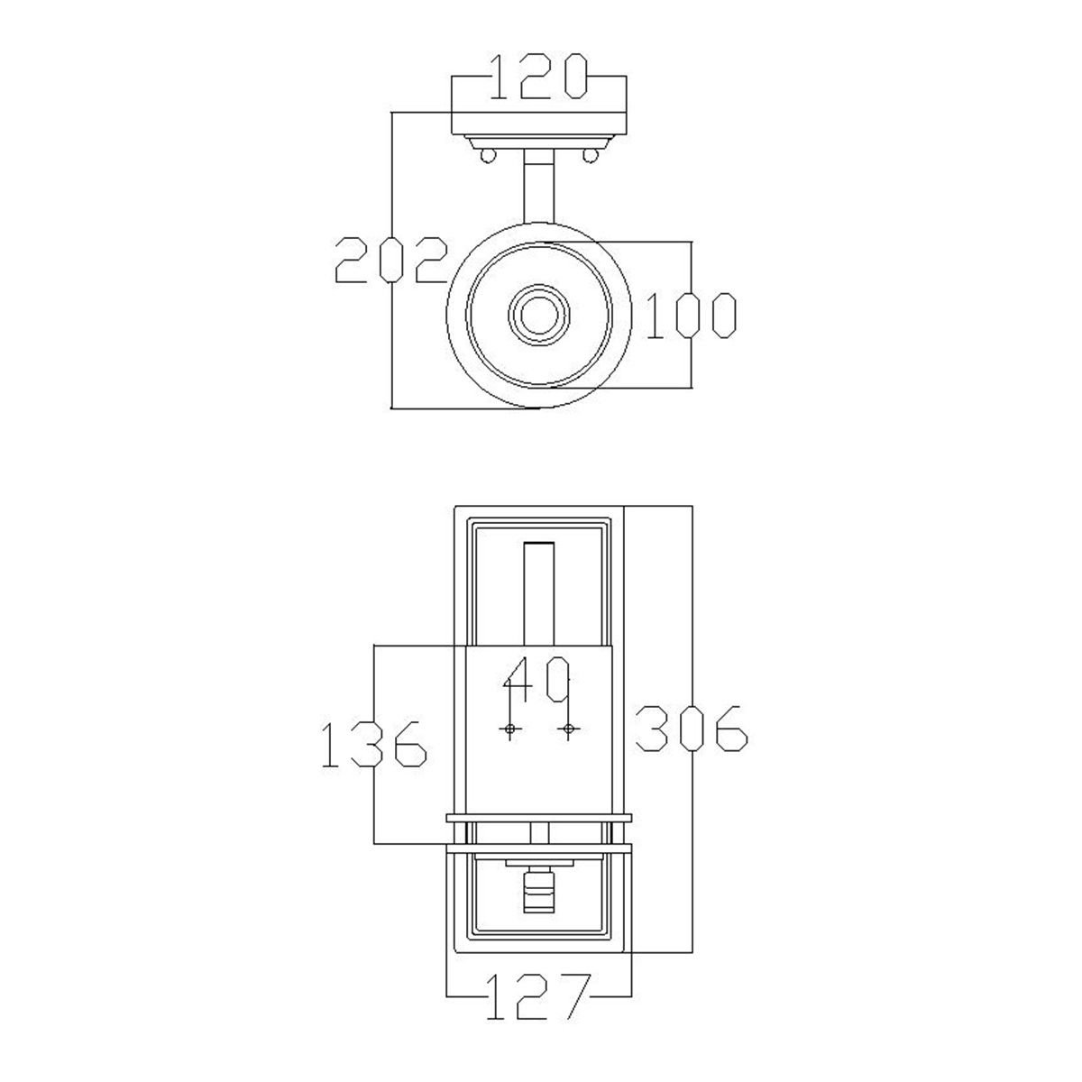 Kichler Hendrik 1 Light Polished Chrome Bathroom Wall Light