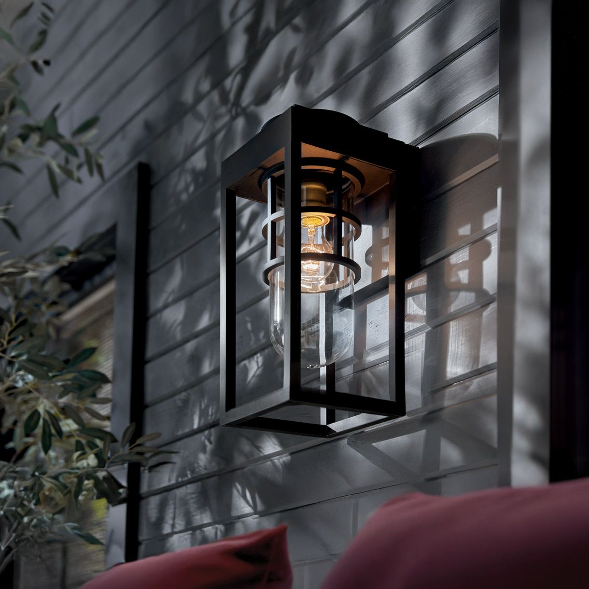 Kichler Hone Coastal 1 Light Small Wall Lantern-OB-180926