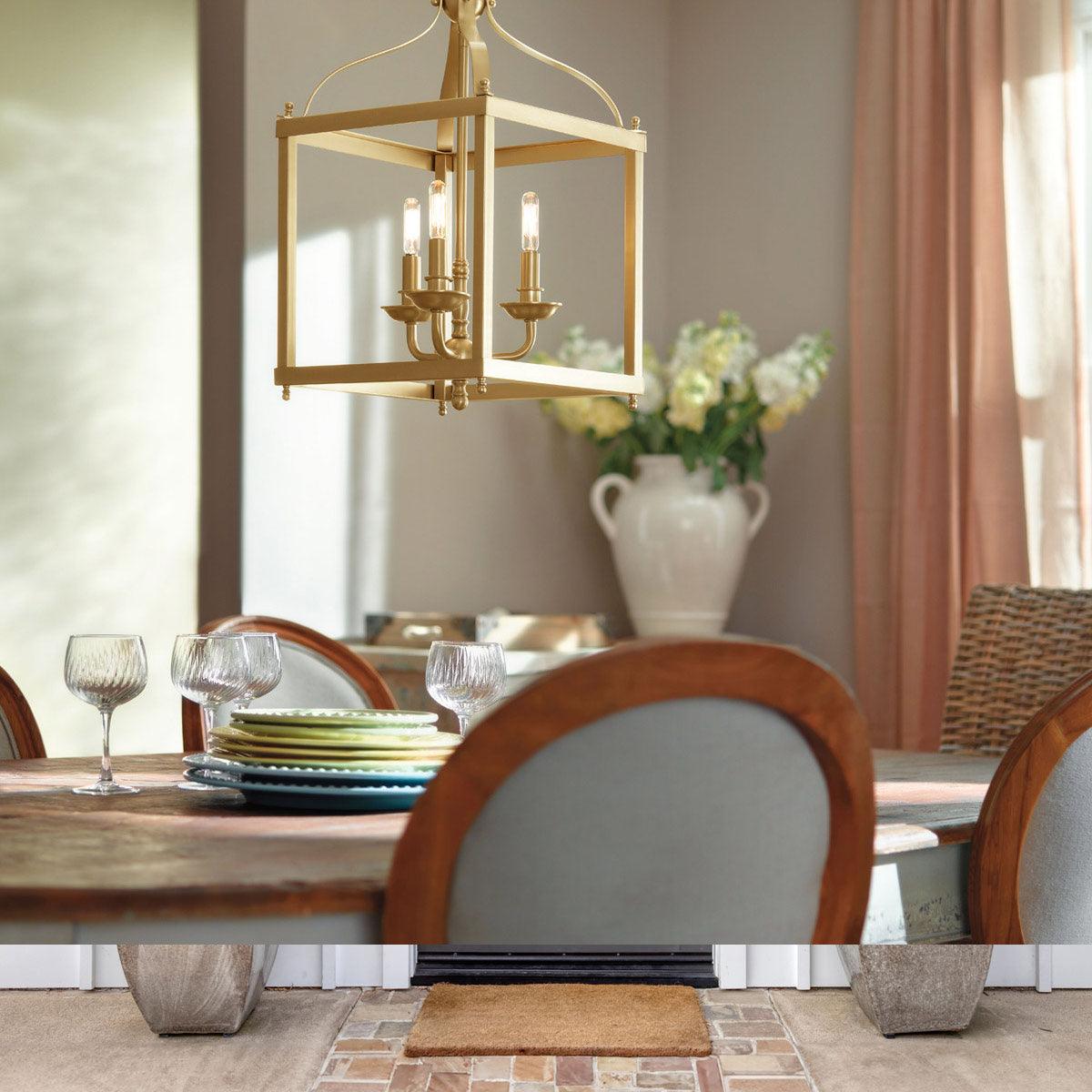 Kichler Larkin 3 Light Brass Medium Pendant