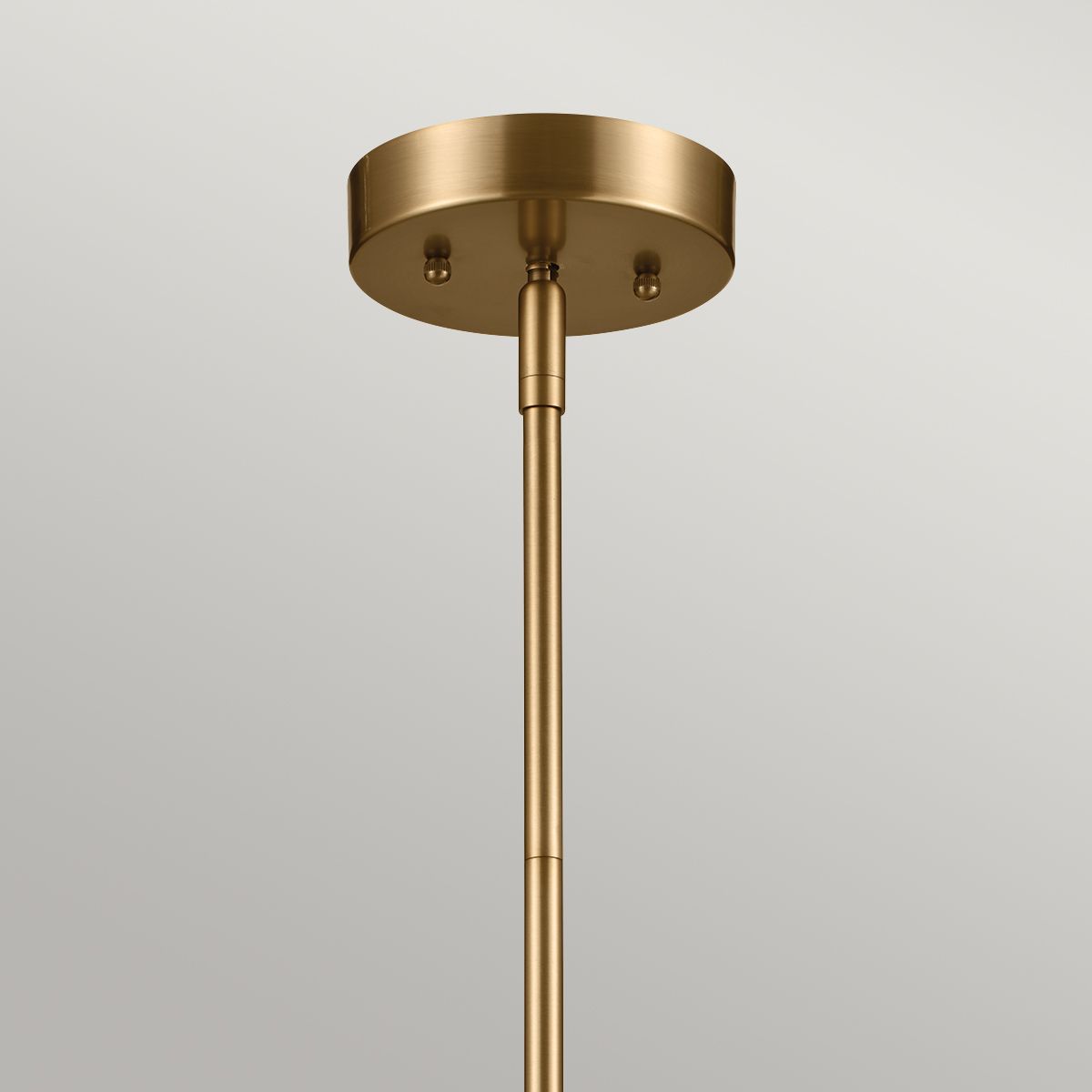 Luella 4 Light Duo Mount Brass Pendant or Flush Ceiling Light