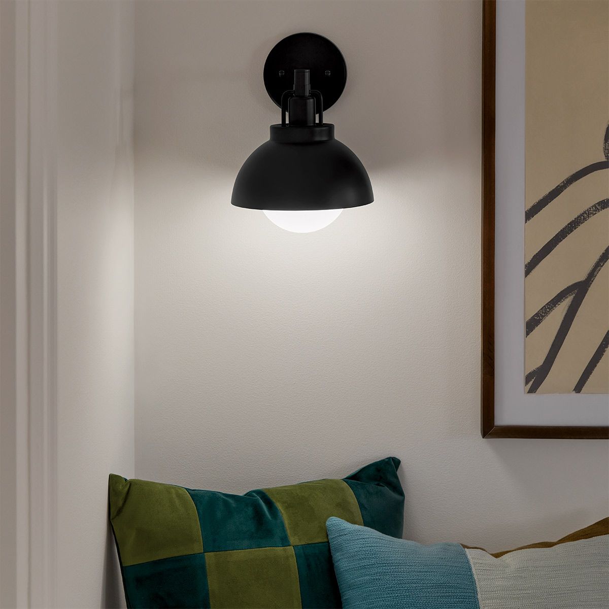 Kichler Niva Black Trio Mount, Pendant, Semi-flush or Wall