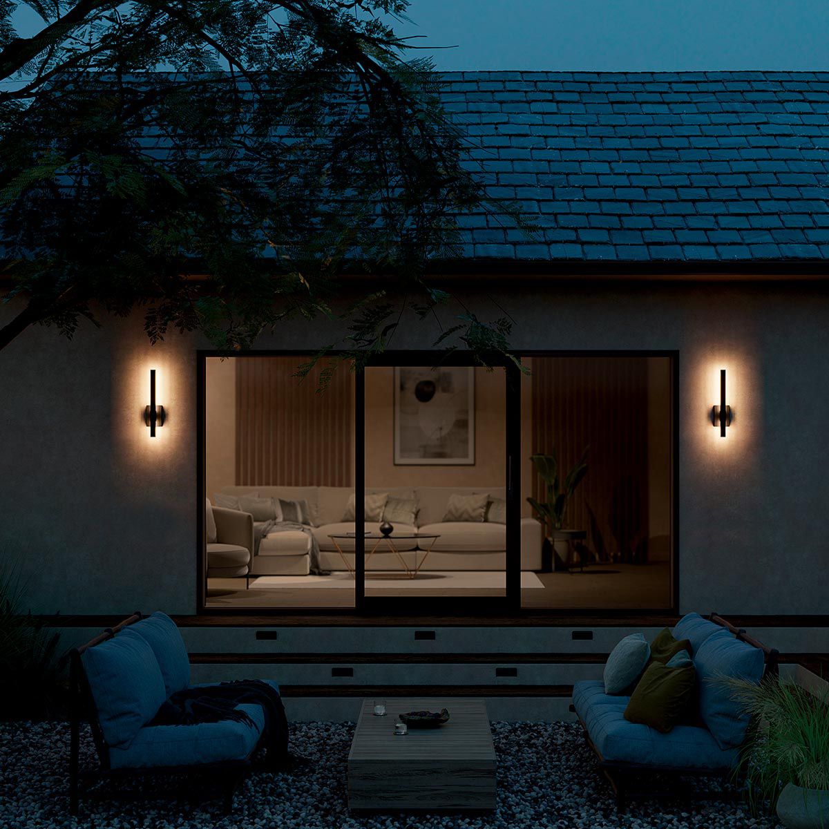 Kichler Nocar Medium LED Exterior Wall Light