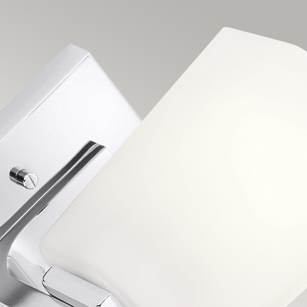 Kichler Roehm 1 Light Chrome Bathroom Wall Light-WAREHOUSE-40-260626