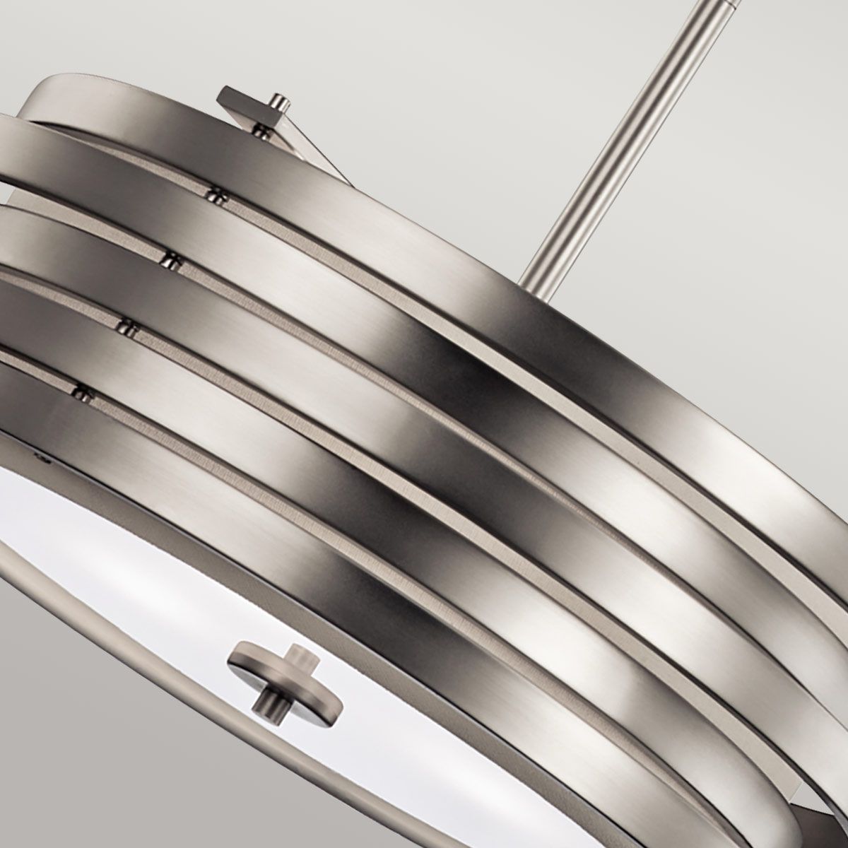 Kichler Roswell 1 Light Brushed Nickel Pendant Ceiling Light