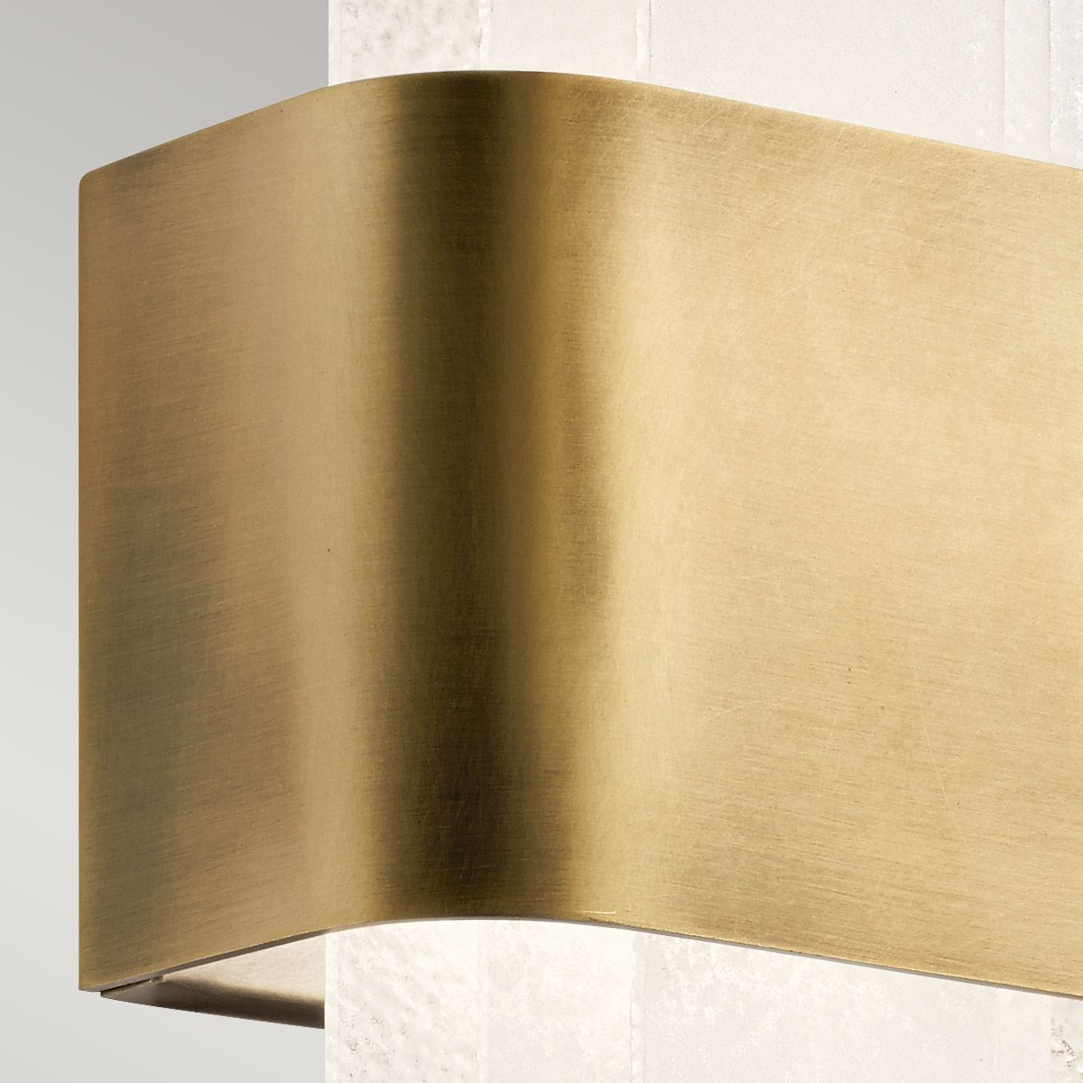 Serene LED Brass Wall Light