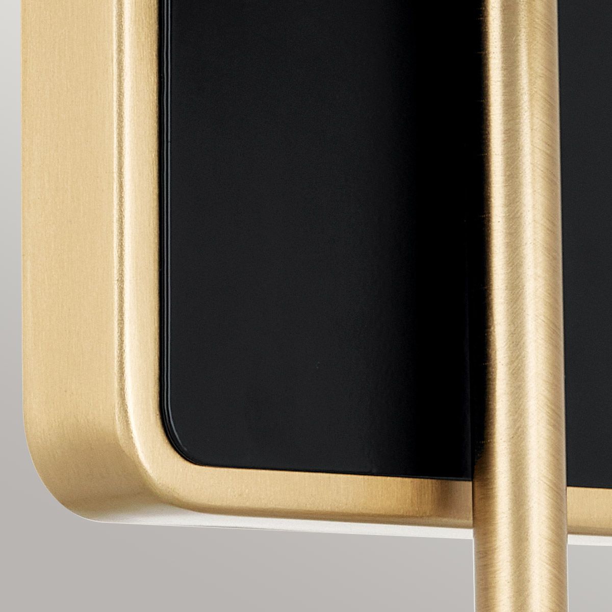 Kichler Solia Wall Light in Champagne Bronze with black accent