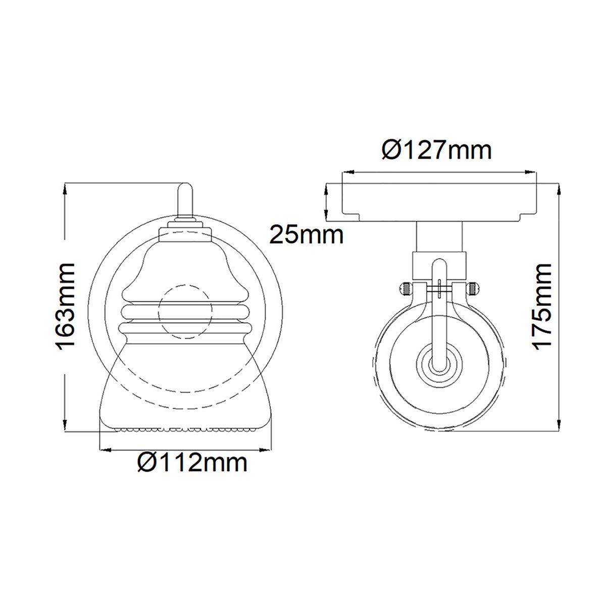 Kichler Talland 1 Light Chrome Bathroom Wall Light