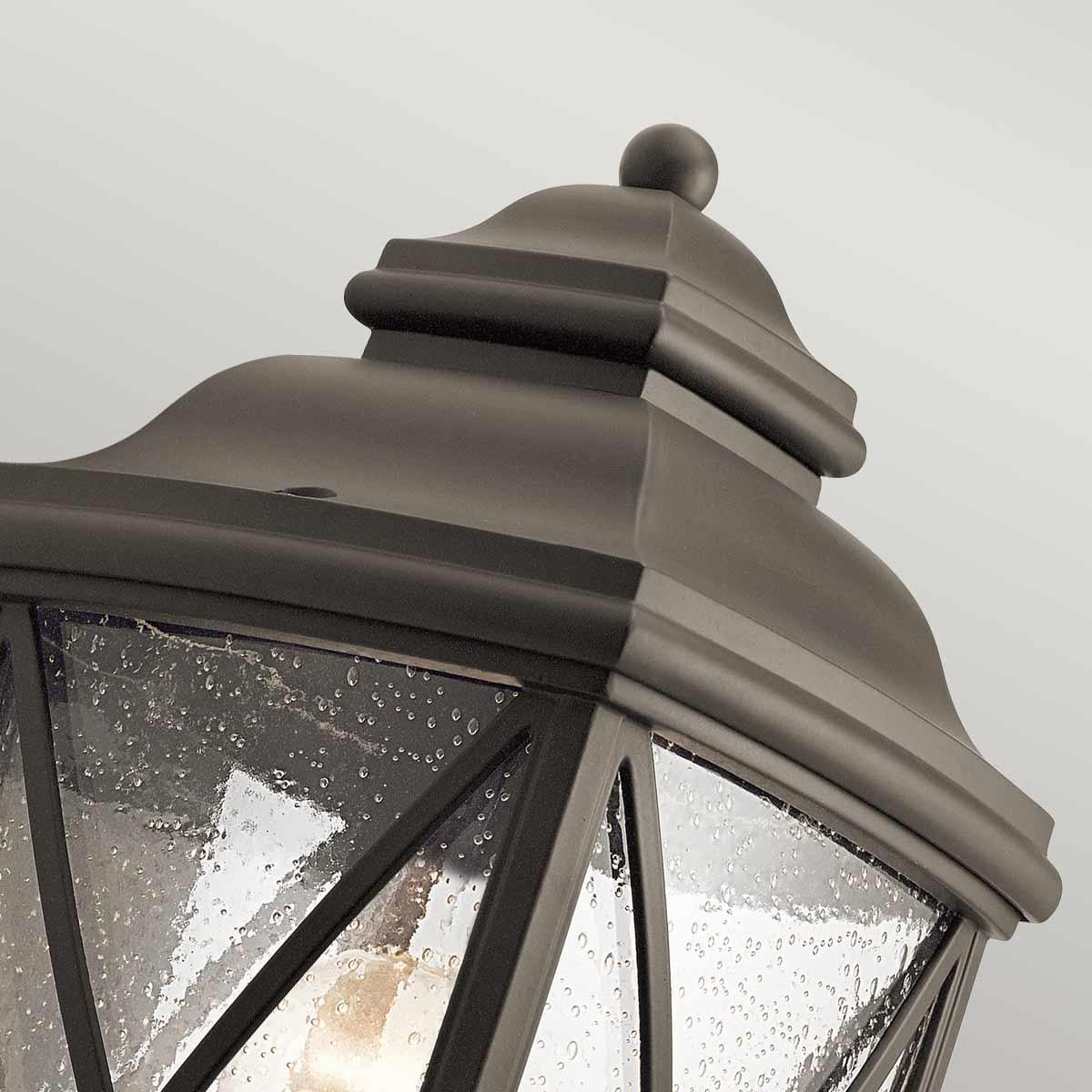 Kichler Tangier Medium 7.5" Bronze Outdoor Pedestal Light