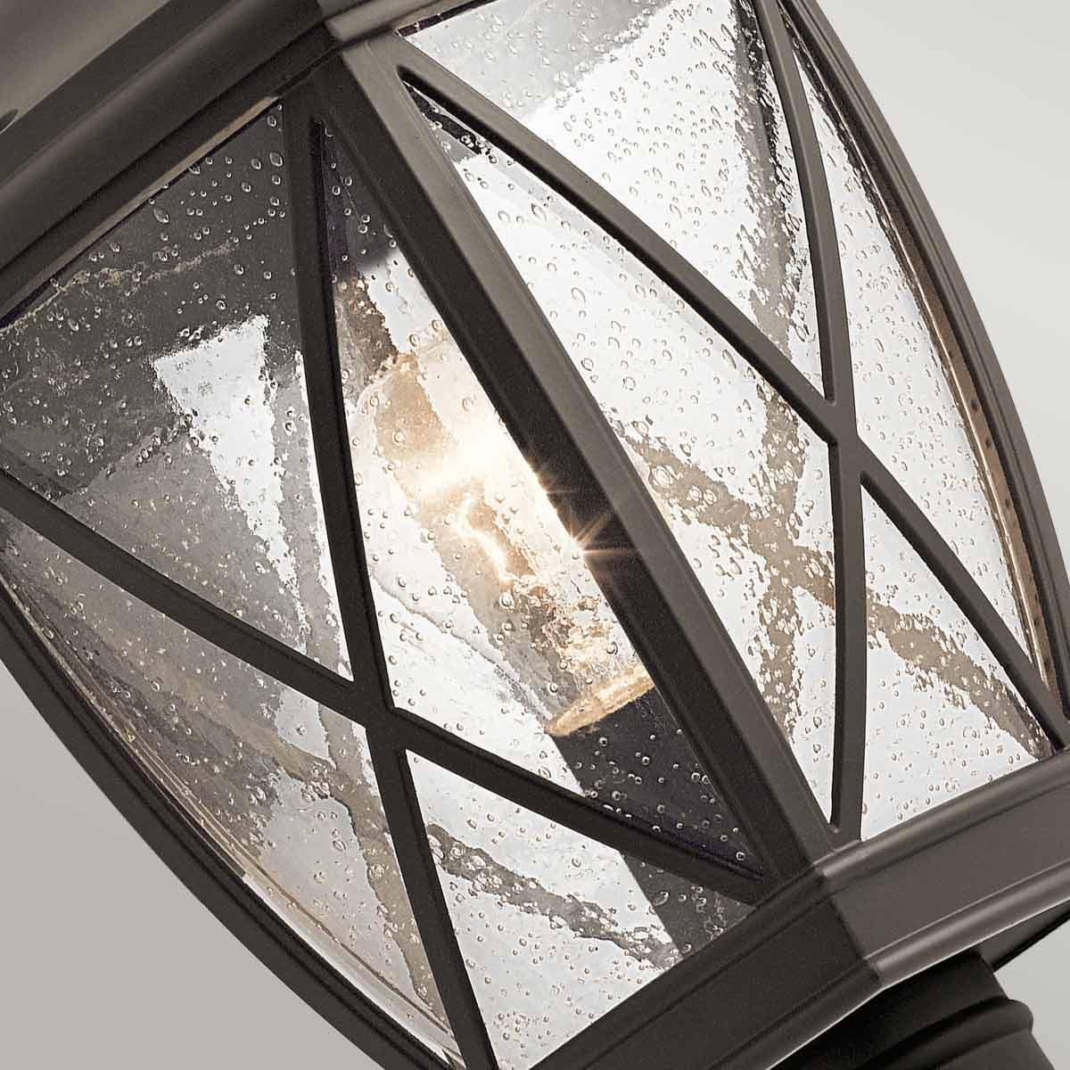 Kichler Tangier Medium 7.5" Bronze Outdoor Pedestal Light