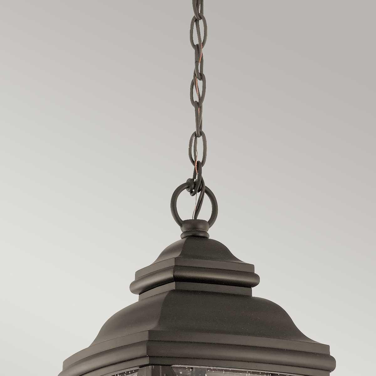 Kichler Tangier Medium 7.5" Bronze Outdoor Pendant Light