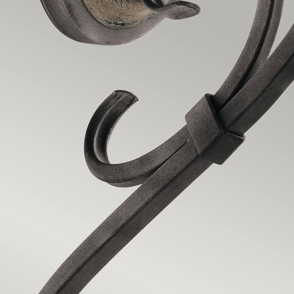 Kichler Taulbee 1 Light Weathered Zinc Wall Light