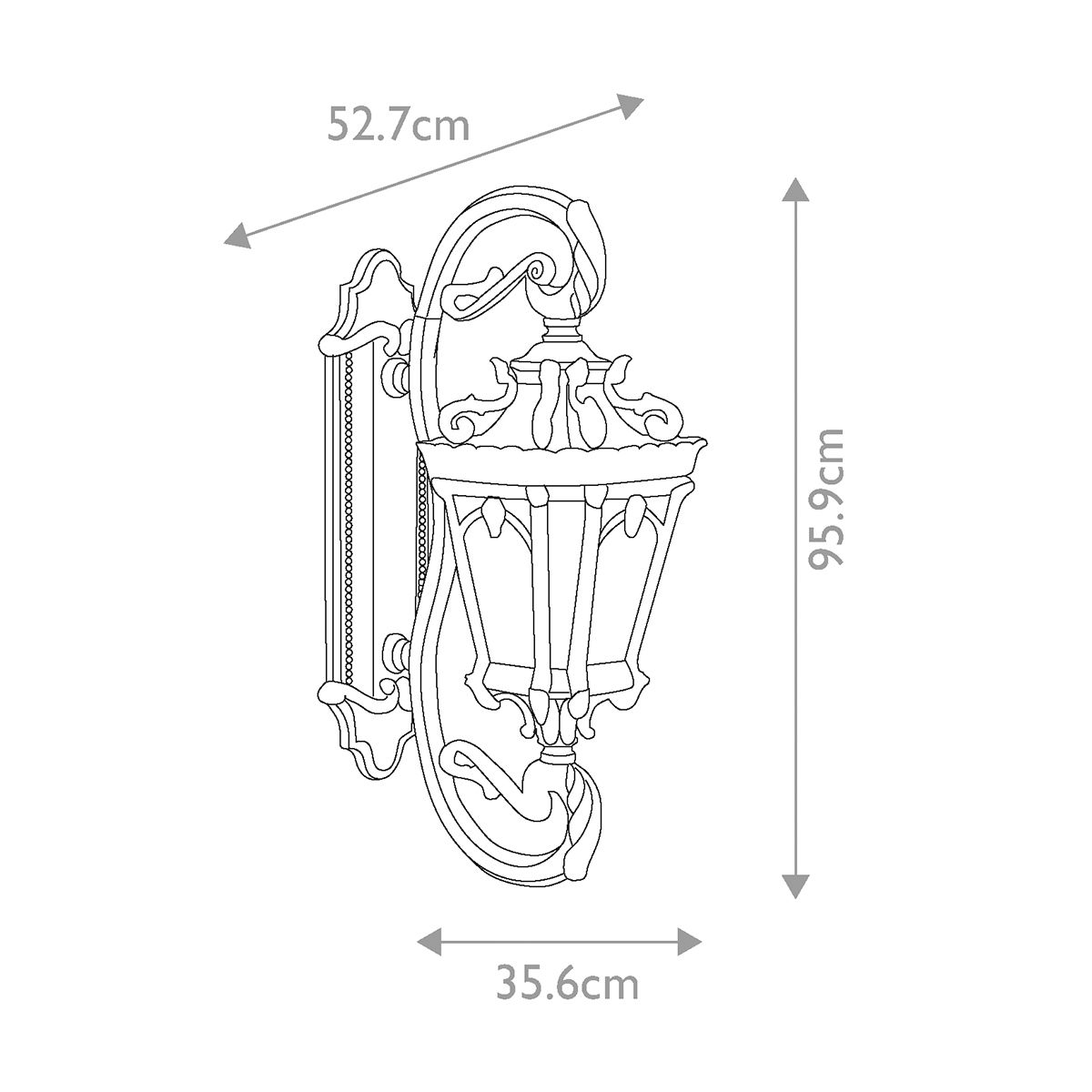 Kichler Tournai Londonderry Grand Outdoor Wall Light