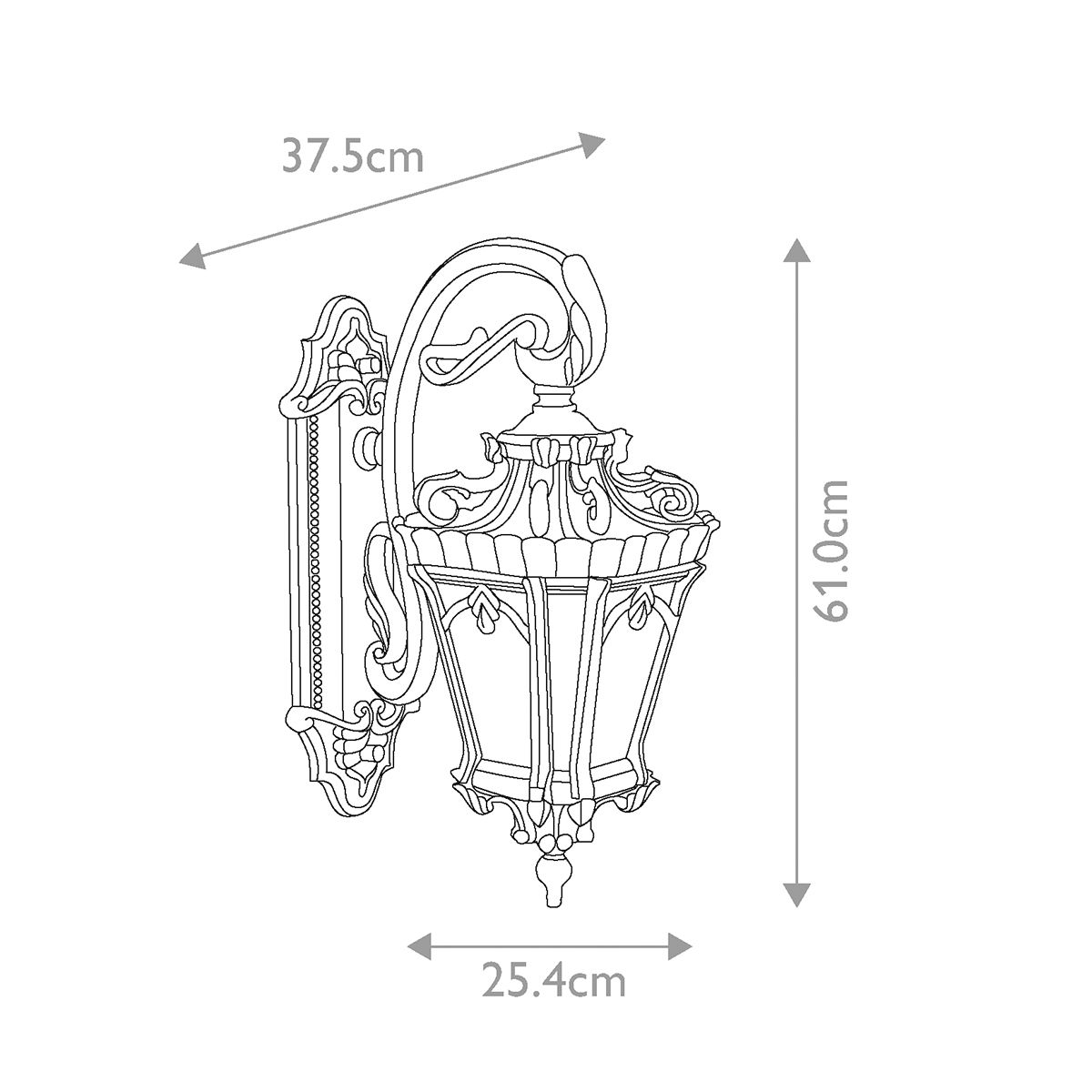 Kichler Tournai Londonderry Large Outdoor Wall Light