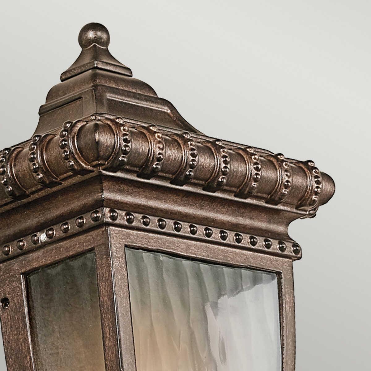 Kichler Venetian Rain Brushed Bronze Outdoor Half Wall Light-warehouse-clearance-04-09-26