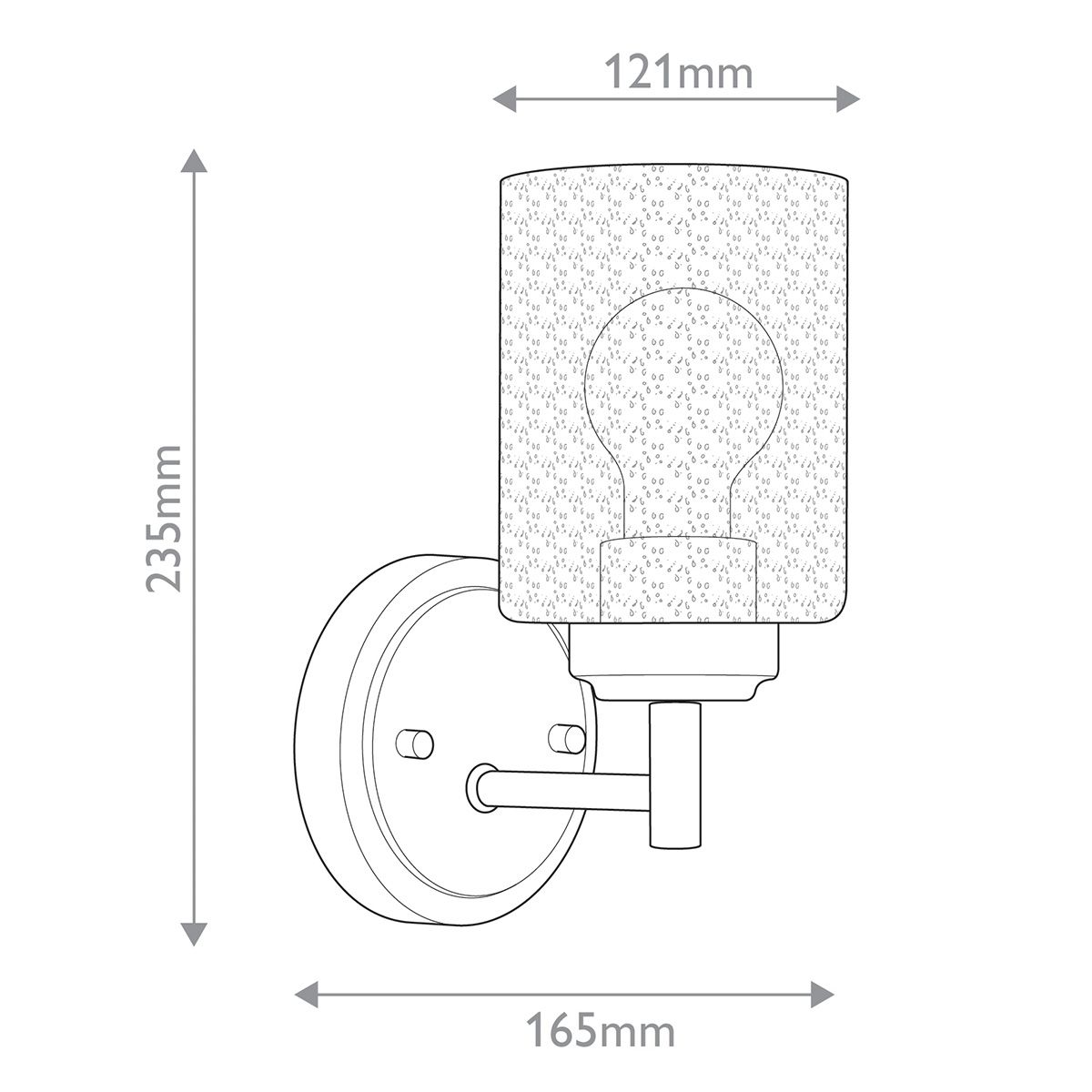 Kichler Winslow Brass Wall Light