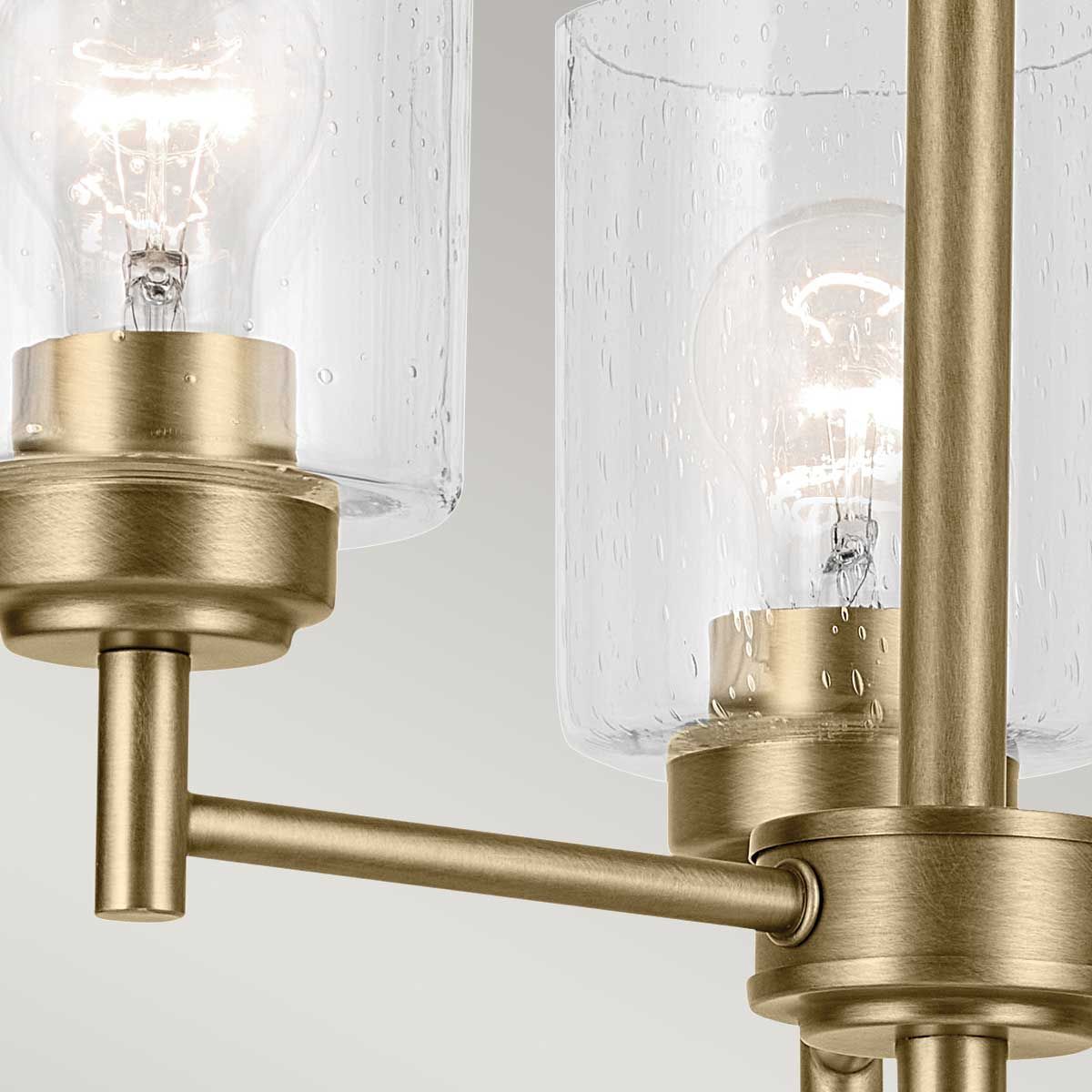 Kichler Winslow 3 Light Brass Chandelier