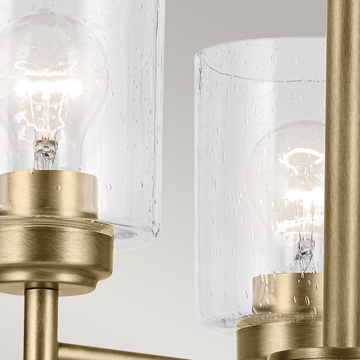 Kichler Winslow 3 Light Brass Chandelier