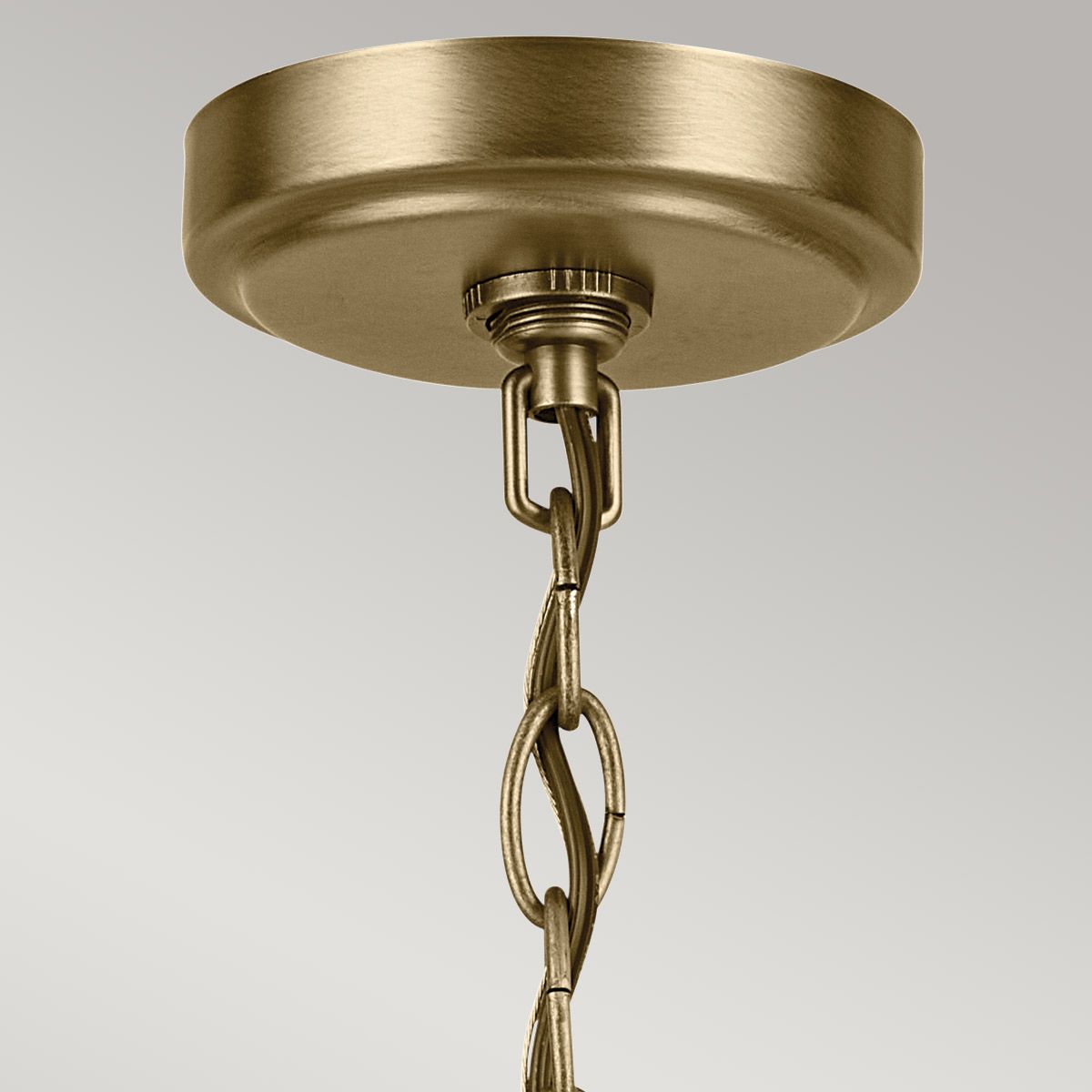 Kichler Winslow 5 Light Brass Chandelier