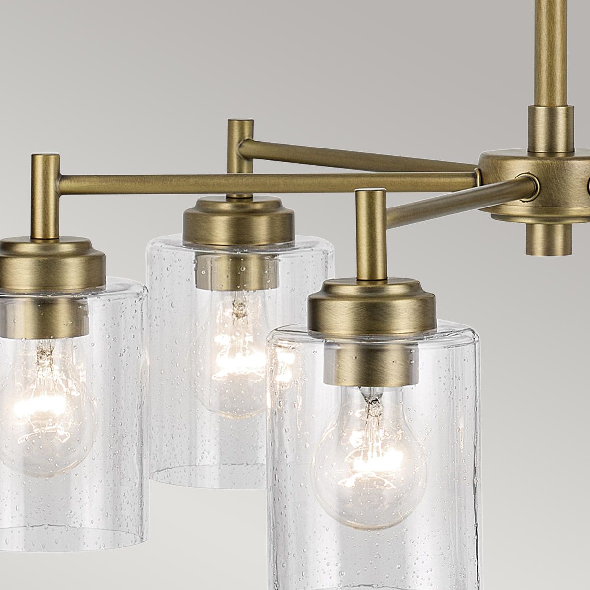 Kichler Winslow 6 Light Brass Chandelier-warehouse-180926