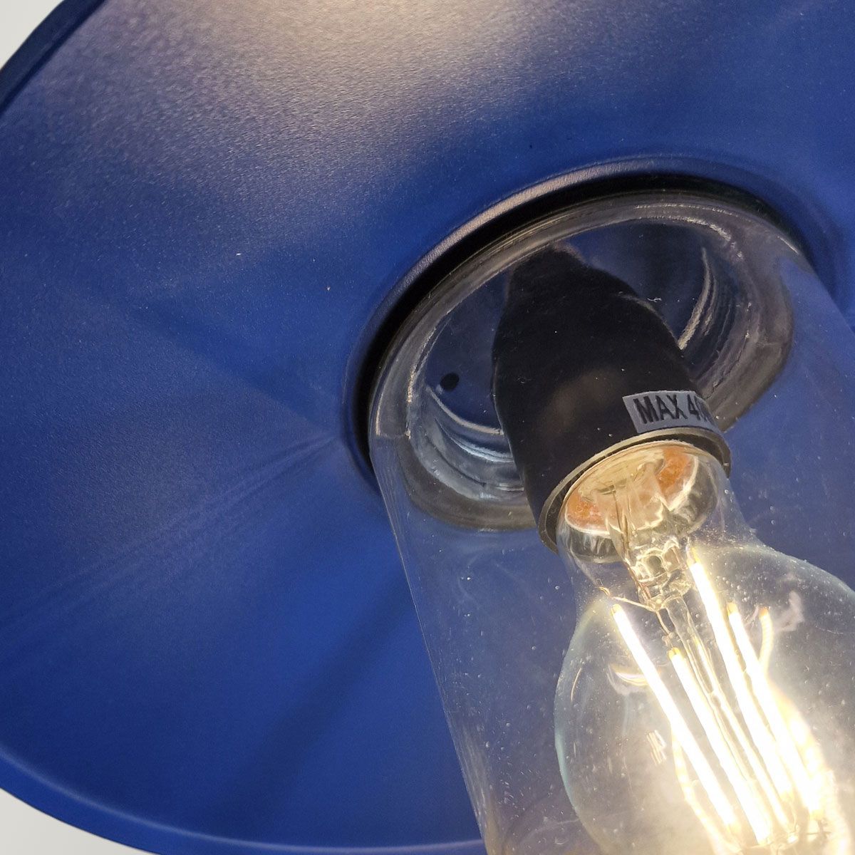 Klampenborg Blue Outdoor Wall Lantern