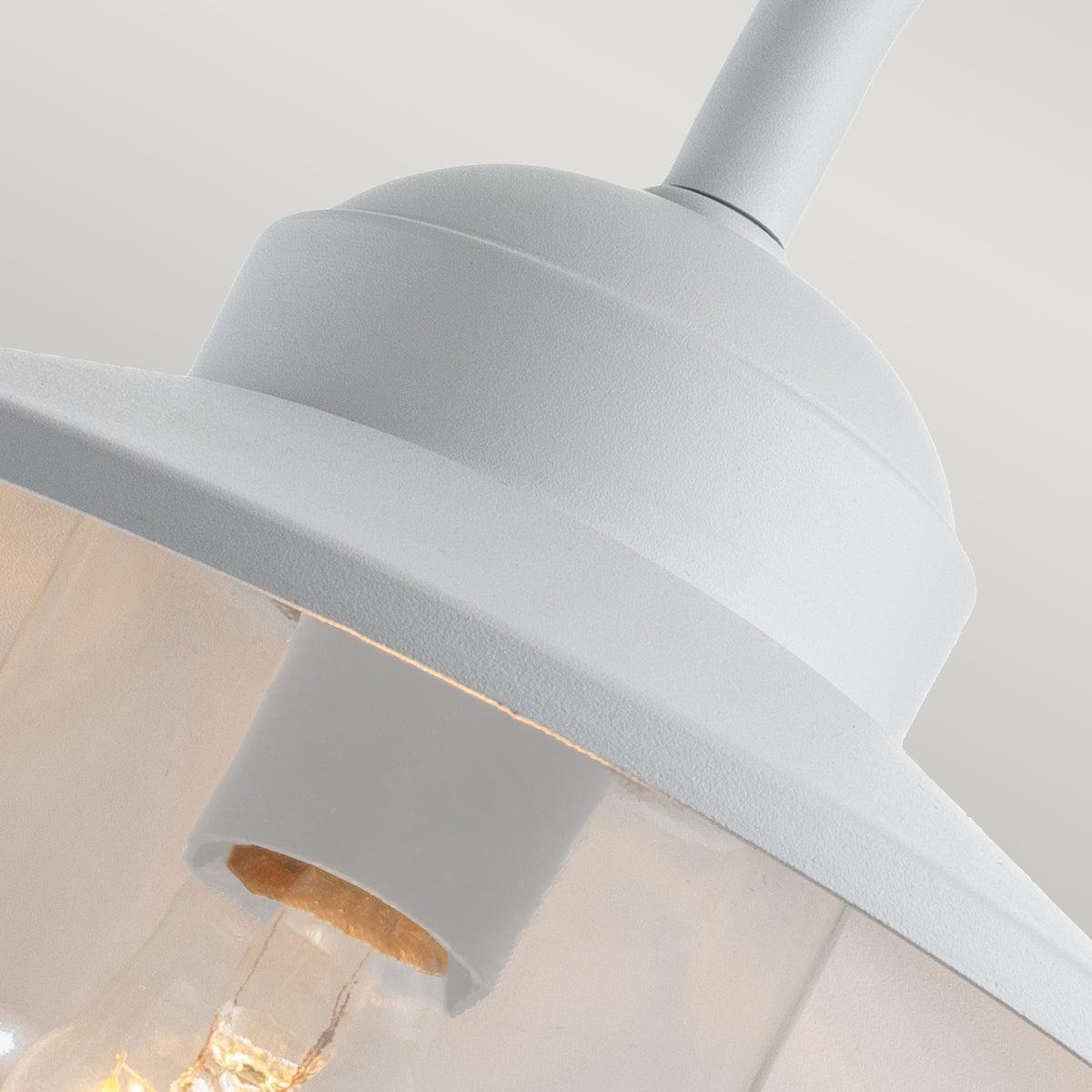 Elstead Klampenborg 1 Light White Outdoor Wall Light-warehouse-25-09-26